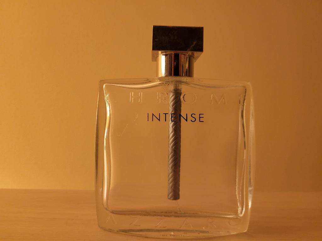 bouteille de parfum vide azzaro intense 100 ml, Enlèvement ou Envoi, Utilisé, Bouteille de parfum