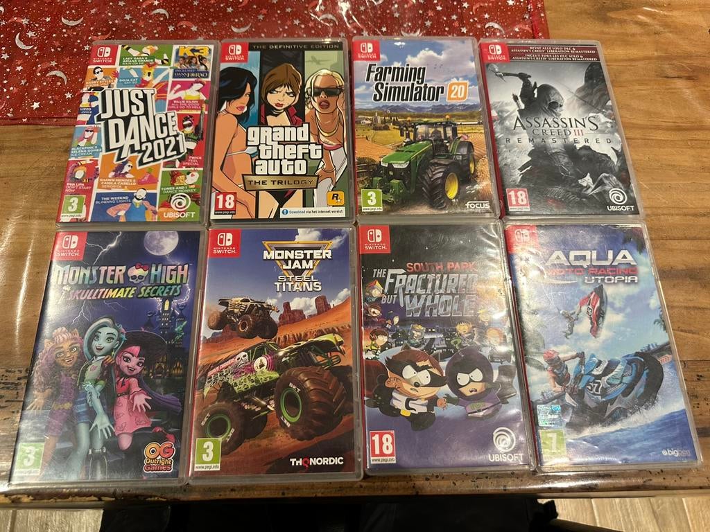 Nintendo switch games, Ophalen of Verzenden, Gebruikt
