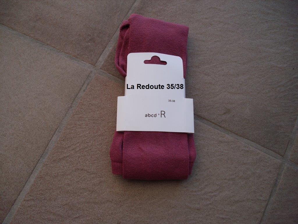 Broekkousen La Redoute framboos mt.35/38, Meisje, La Redoute, Nieuw, Ophalen of Verzenden