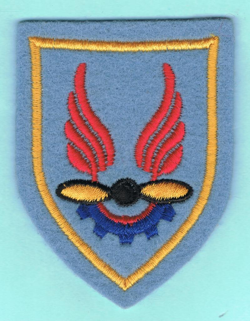 Belgian Air Force Sleeve Insignia ( MS97 ), Ophalen of Verzenden, Luchtmacht, Embleem of Badge