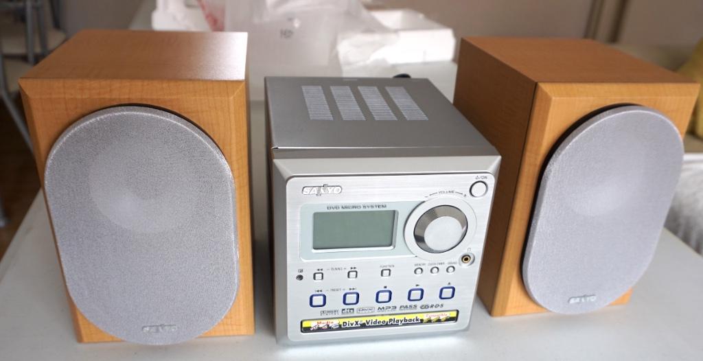 Sanyo DC-PT88DX DVD Micro System + Bluetooth, Audio, Tv en Foto, Stereoketens, Nieuw, Cd-speler, Dvd-speler, Tuner of Radio, Speakers