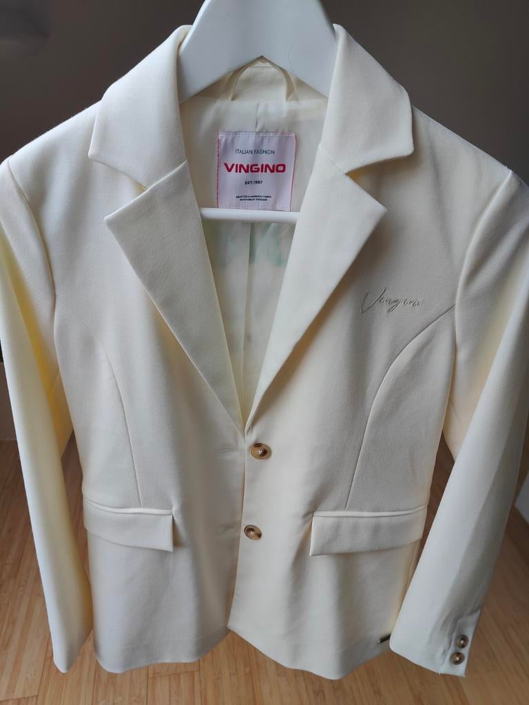 Veste de costume Vingino blazer communion beige taille 146/1, Enlèvement