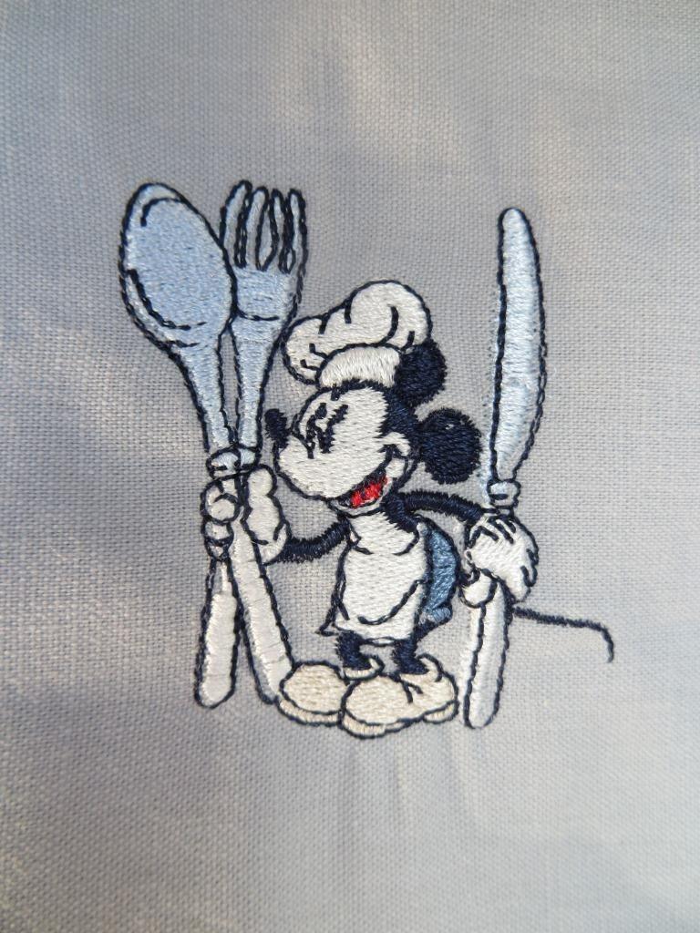 Nappe Mickey Mouse Chef gris clair, Enlèvement ou Envoi, Neuf, Rectangle, Intérieur
