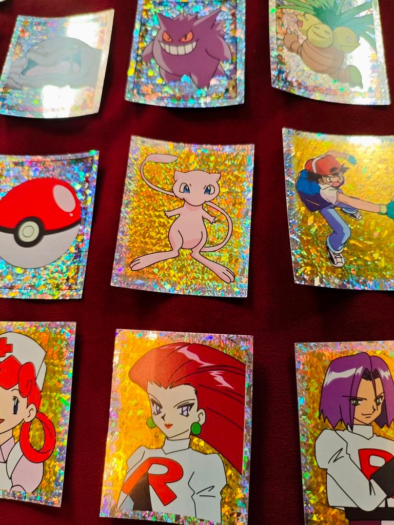 Tous 36 Merlin Pokémon 1999
autocollants holographiques, Enlèvement ou Envoi, Comme neuf