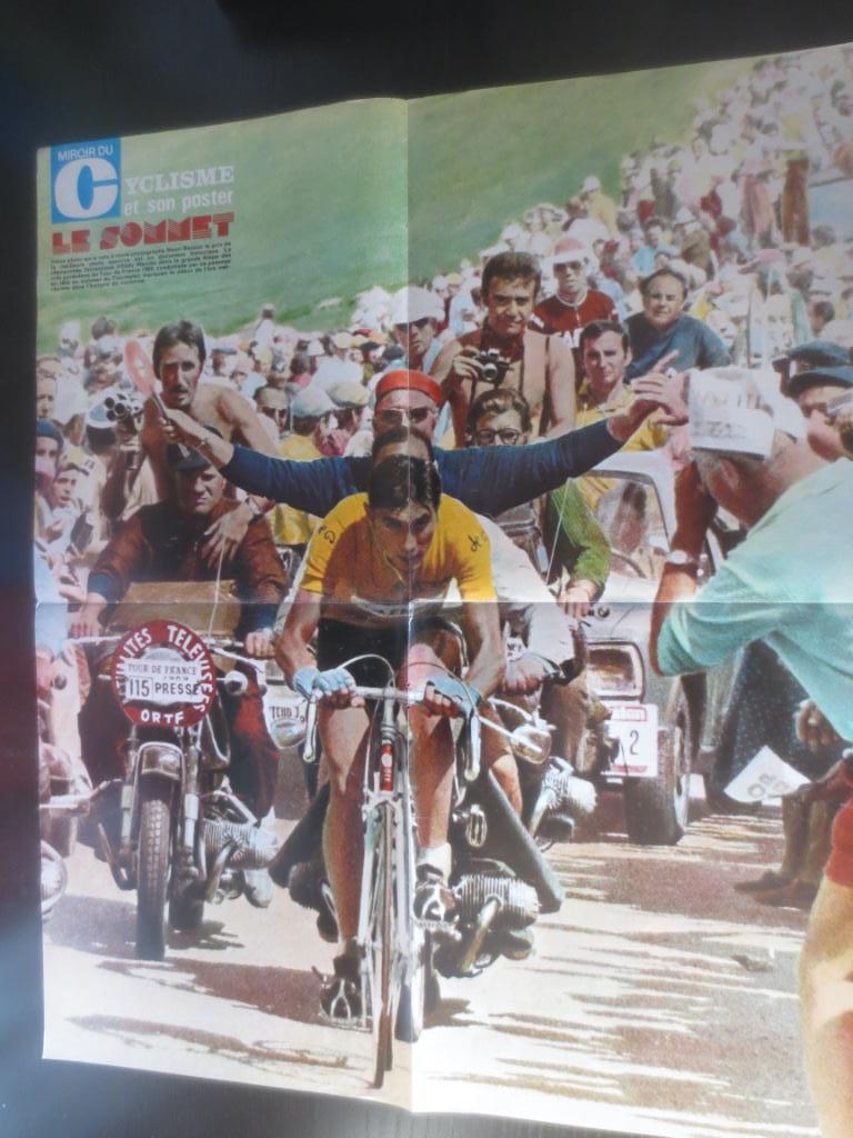wielerposter  1969 tour de france  eddy merckx, Verzenden, Zo goed als nieuw