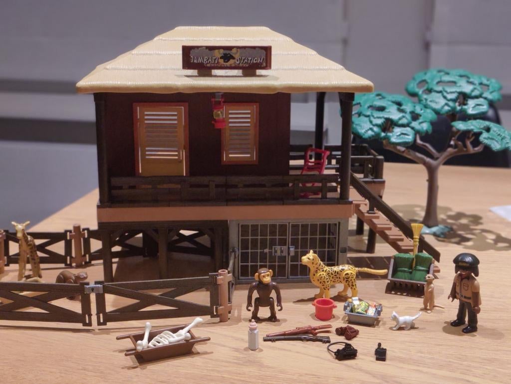 Playmobil 4826 oambati safari hut, Ophalen of Verzenden, Zo goed als nieuw