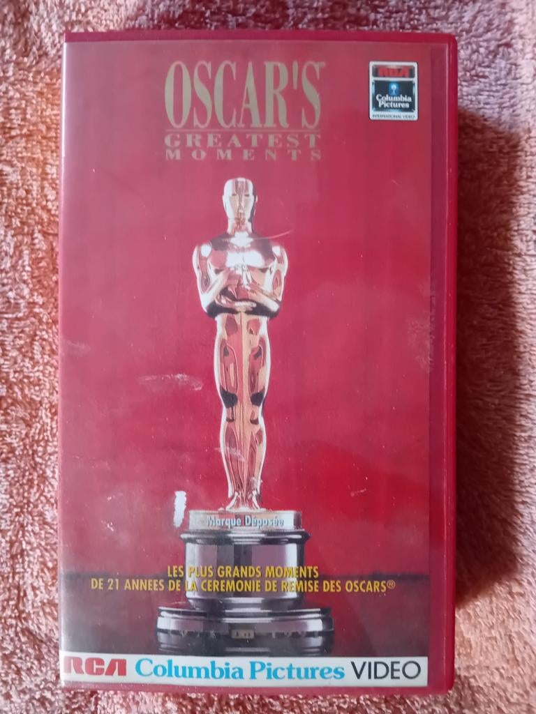 vhs Oscar's greatest moments 1992 très rare !!!, À partir de 6 ans, Enlèvement ou Envoi, Comme neuf, Série télévisée ou Programme TV