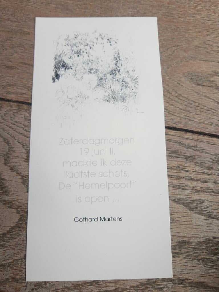 Bp Godhard Martens - peintre, 39-1999, Waarschoot, Enlèvement ou Envoi