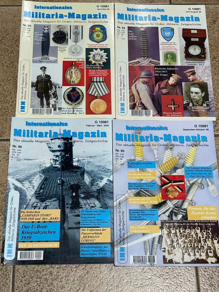 Internationales Militaria Magazin (91 nummers), Boeken, Ophalen of Verzenden, Tweede Wereldoorlog, Zo goed als nieuw, Algemeen