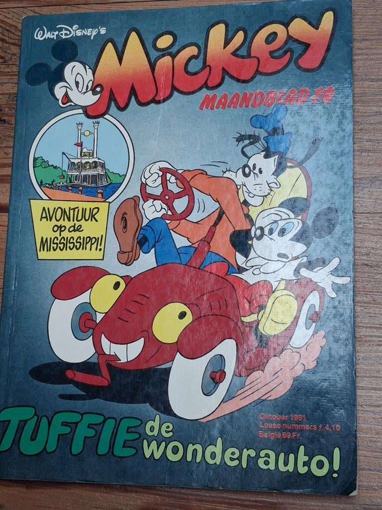 Mickey maandblad 1981 nr 10, Boeken, Ophalen of Verzenden