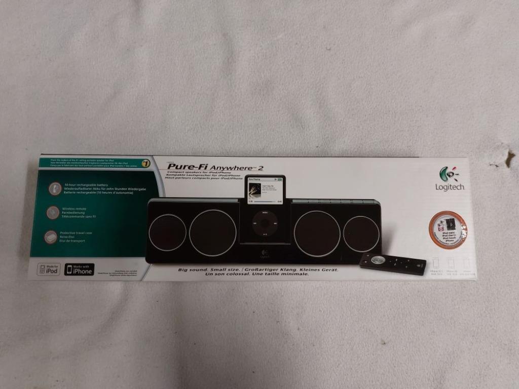nieuwe dockstation van logitech voor ipod en iphone, Enlèvement ou Envoi, Neuf, Dock ou câble, Mini