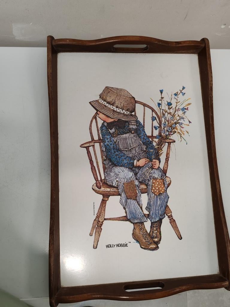 Rare plateau vintage Holly Hobbie Sarah Kay, Enlèvement