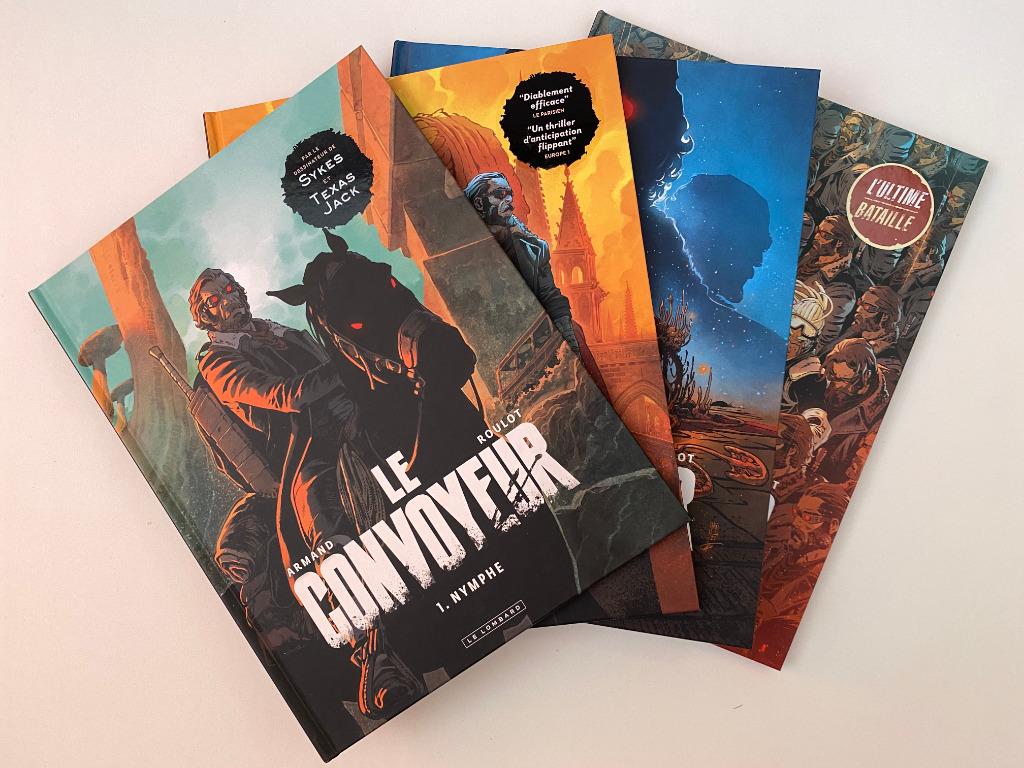 BD Le Convoyeur (Tomes 1 à 4) - Série complète en EO, Complete serie of reeks, Ophalen of Verzenden, Zo goed als nieuw