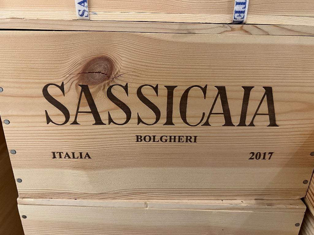 Sassicaia 2017 caisse de 6 bouteilles, Neuf, Pleine, Enlèvement, Vin rouge