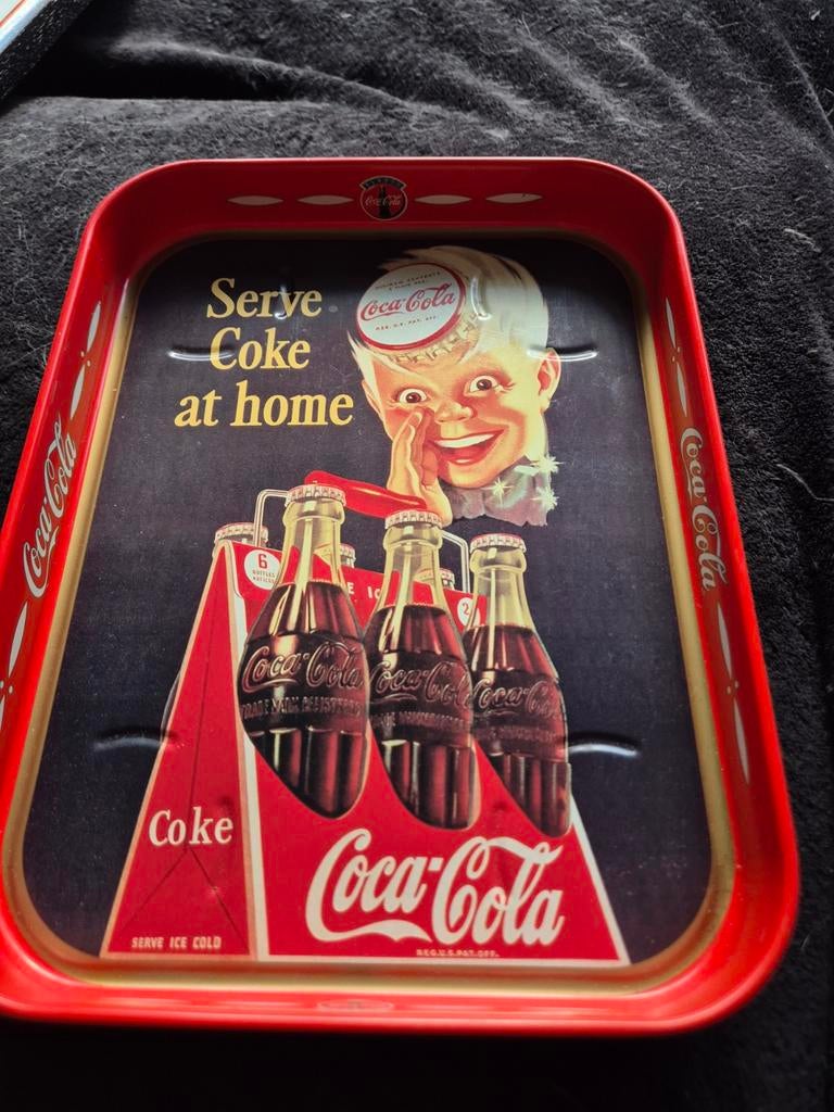 Coca-Cola metalen plateau, Collections, Enlèvement ou Envoi