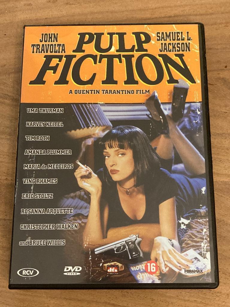 DVD Pulp Fiction - genre misdaad, Vanaf 16 jaar, Ophalen of Verzenden, Gebruikt, Maffia en Misdaad