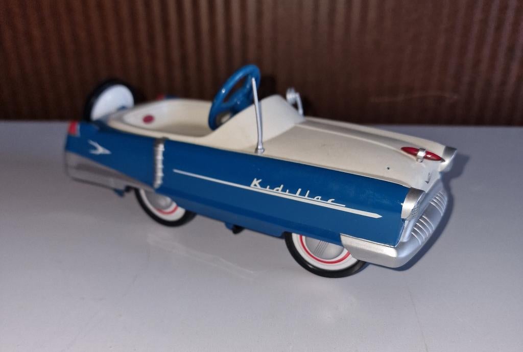 Mini trapauto  metaal, Ophalen