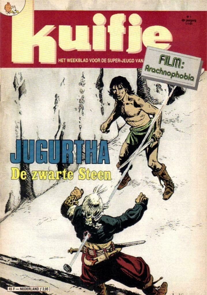 Weekblad Kuifje van 1-1-1991, 46ste Jaargang, Nummer  1, Gelezen, Europa, Ophalen of Verzenden, Meerdere comics