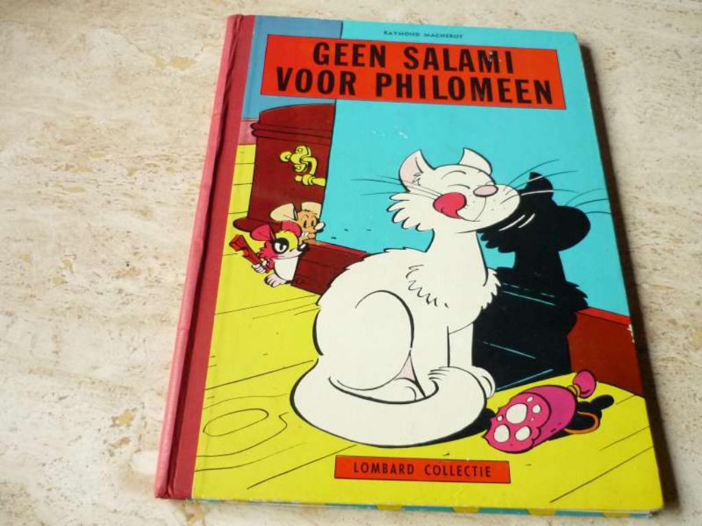 GEEN SALAMI VOOR PHILOMEEN -EERSTE DRUK, Eén stripboek, Ophalen of Verzenden, Zo goed als nieuw