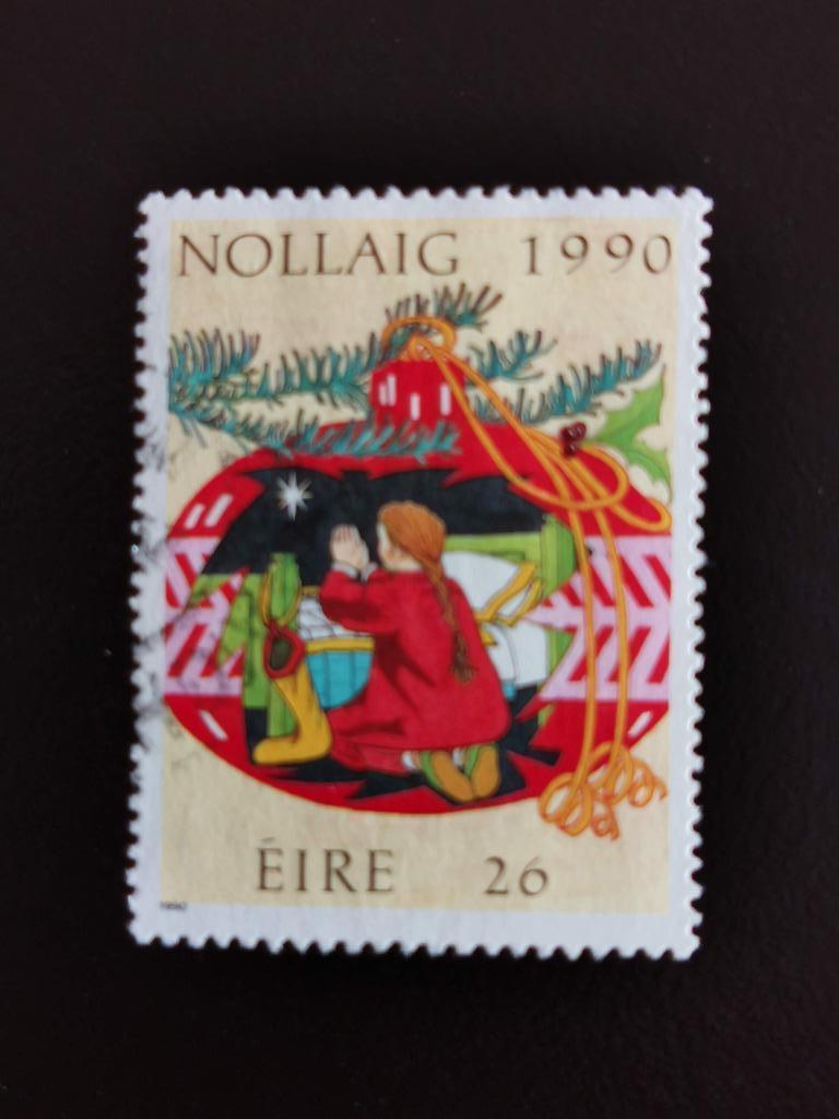 Ierland 1990 - Kerstmis, Ophalen of Verzenden, Ierland, Gestempeld