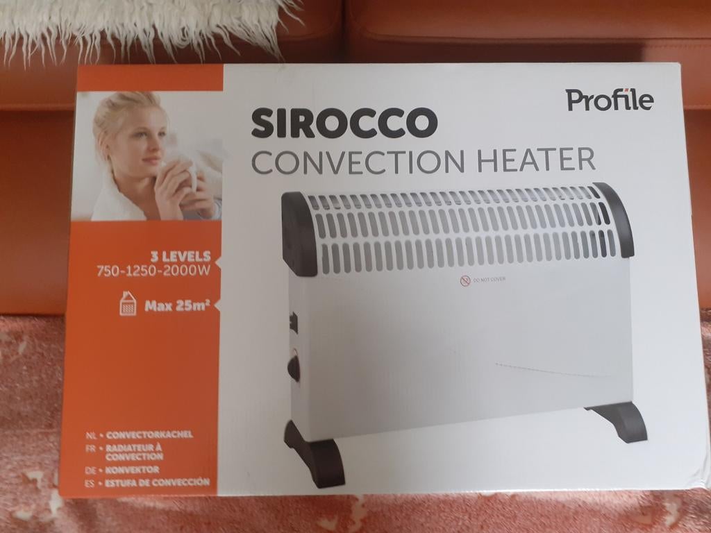 Verkocht, Ophalen of Verzenden, Nieuw, 800 watt of meer, Kachel