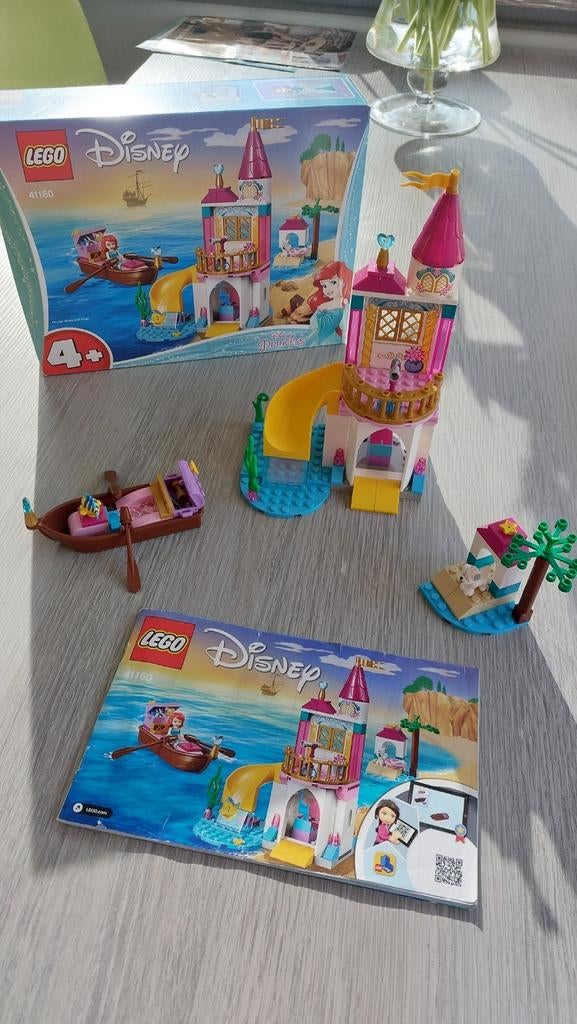 Lego Disney 41160 - Arielle's kasteel aan de kust
-
4+, Ophalen of Verzenden, Zo goed als nieuw, Complete set, Lego