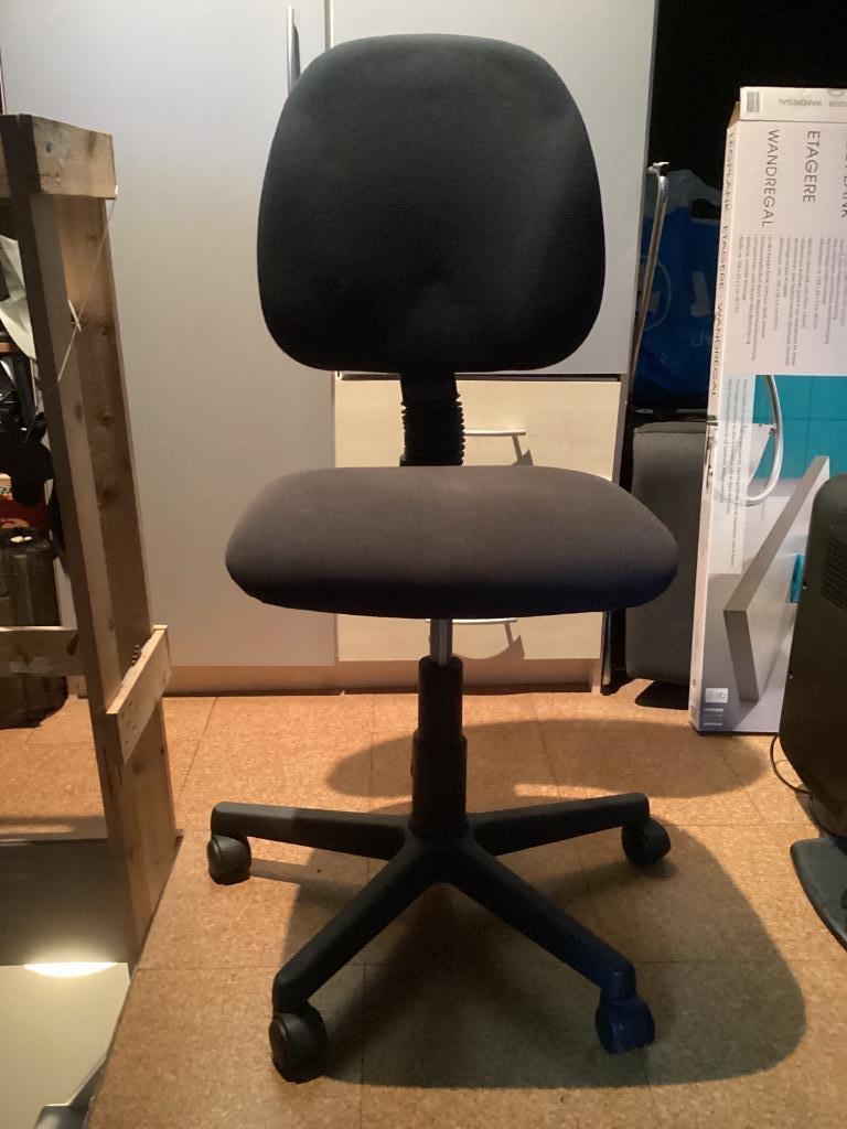 Bureaustoel, Ophalen, Gebruikt, Blauw, Bureaustoel