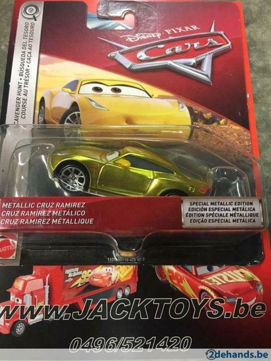 Metallic Cruz Ramirez Cars 3 disney, Ophalen of Verzenden, Nieuw, Auto
