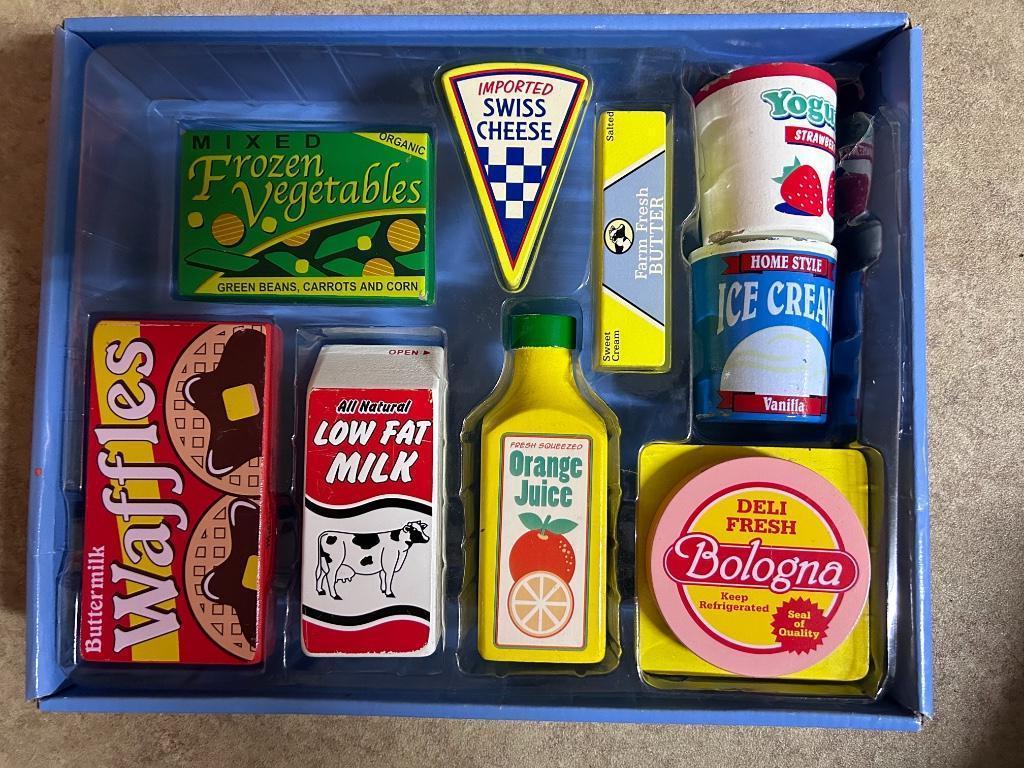 Melissa & Doug Aliments en bois - Cuisine jouet, Enlèvement ou Envoi, Utilisé, Bois, Accessoires de cuisine de jeu