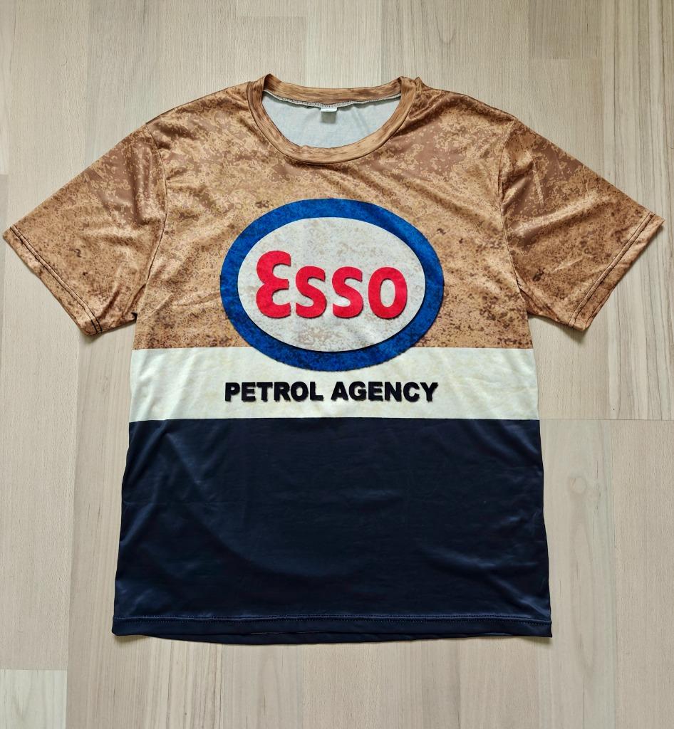 T-shirt ESSO Petrol Agency L, Enlèvement, Comme neuf, Taille 52/54 (L), Noir