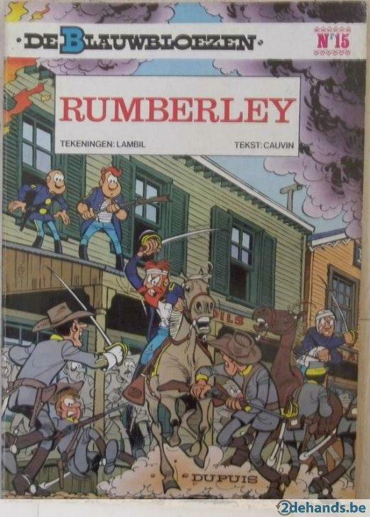 strips De Blauwbloezen ( eerste druk ), Boeken, Ophalen of Verzenden, Gelezen