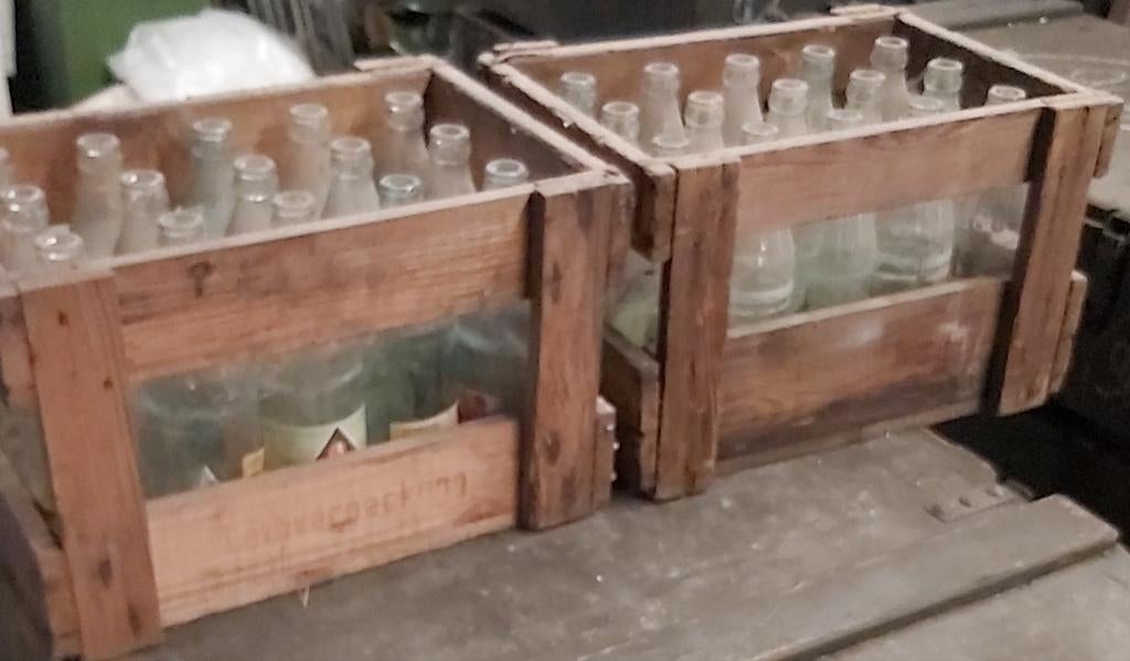 Kisten kratjes limonade kratjes decoratie, Antiek en Kunst, Ophalen of Verzenden