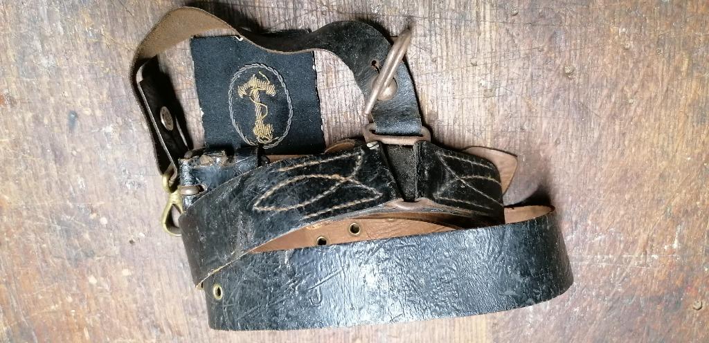 Artillerie-officier Militaire Belt uit Eerste Wereldoorlog, Verzamelen, Militaria | Algemeen, Verzenden, Marine