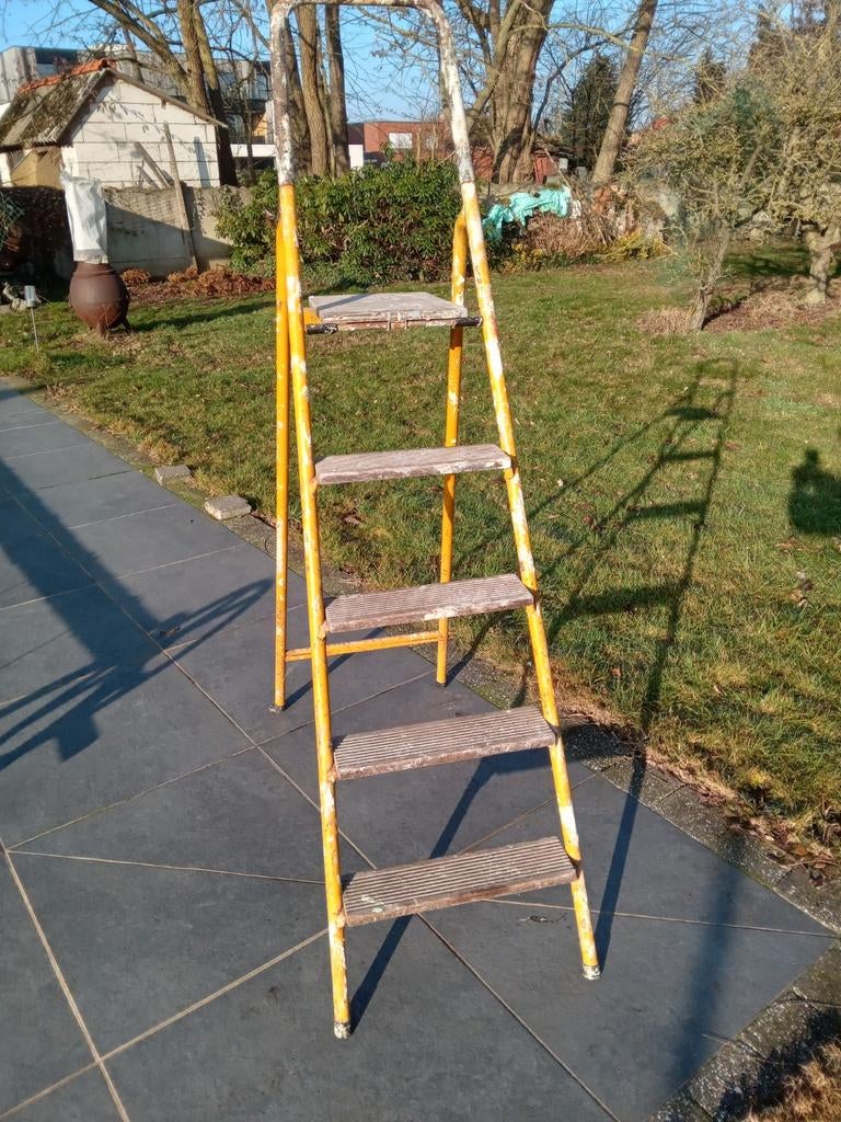 Trapladder, Doe-het-zelf en Bouw, Ladders en Trappen, Ophalen, Ladder
