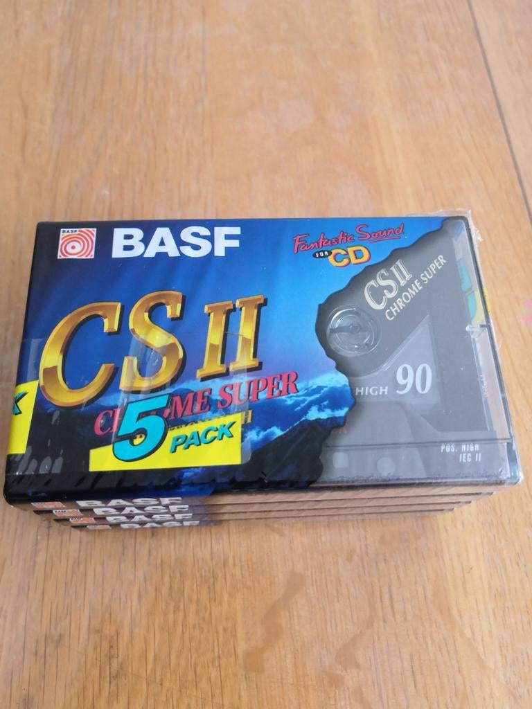 BASF type 2 chrome 90 min, Enlèvement ou Envoi, Comme neuf