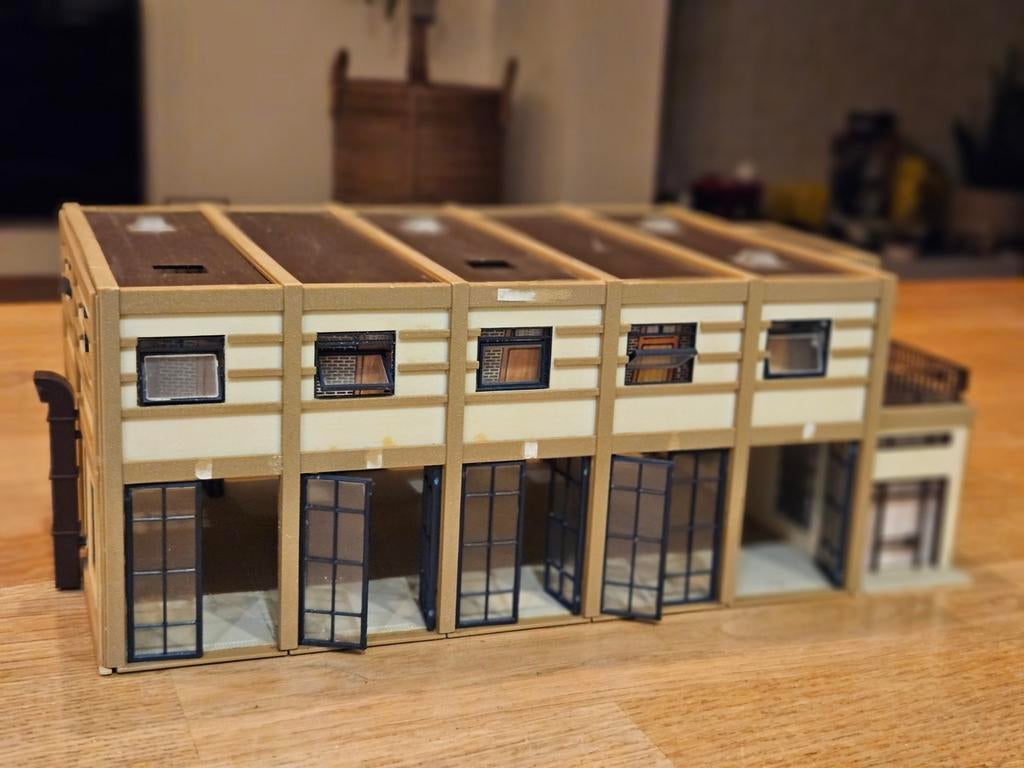 Faller, brandweer kazerne, trein station en boerderij, Hobby en Vrije tijd, Gebruikt, Gelijkstroom of Wisselstroom, Brug, Tunnel of Gebouw