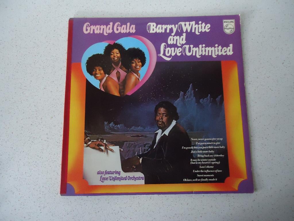 LP van "Barry White and Love Unlimited" Grand Gala anno 1973, Cd's en Dvd's, Vinyl | R&B en Soul, Zo goed als nieuw, 12 inch, Ophalen of Verzenden