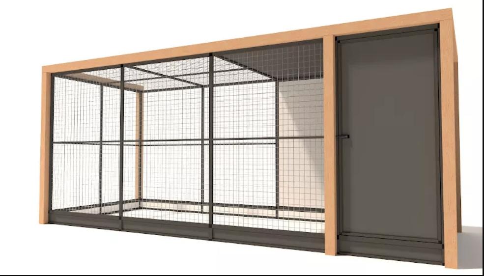 Glorenza - ALU - Alfred -475x190x202 sluis - 50x50x3mm, Animaux & Accessoires, Enlèvement ou Envoi, Neuf, Poulailler