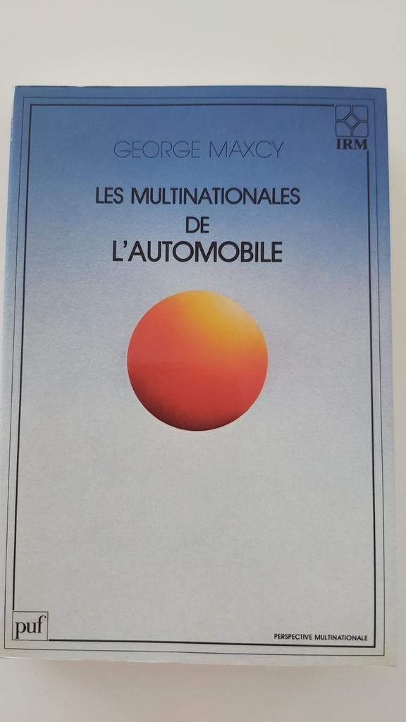 Multinationals in de automobielindustrie, George Maxcy, Ophalen of Verzenden, Zo goed als nieuw, Economie en Marketing