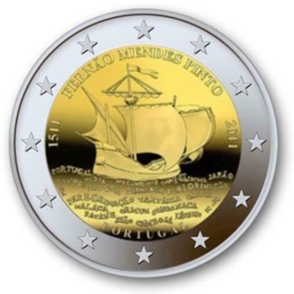 2 euro Portugal 2011 'Pintro', Ophalen of Verzenden, Portugal, 2 euro