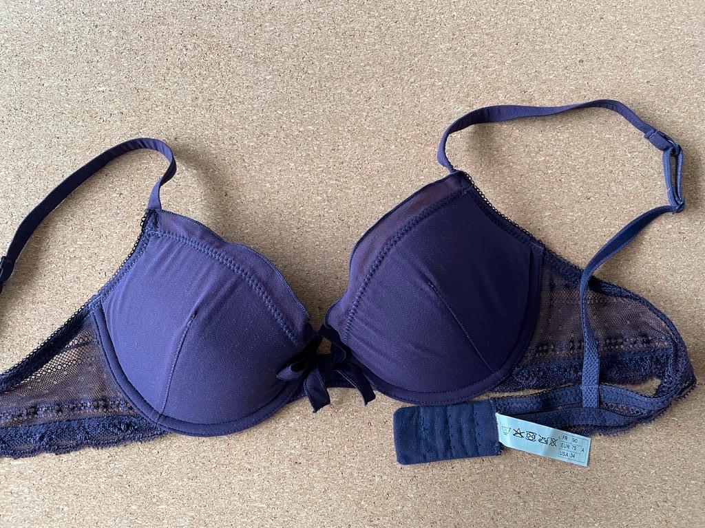 paarse BH - als nieuw - merk Princess - 75A, Kleding | Dames, Princess, Verzenden, Paars, BH