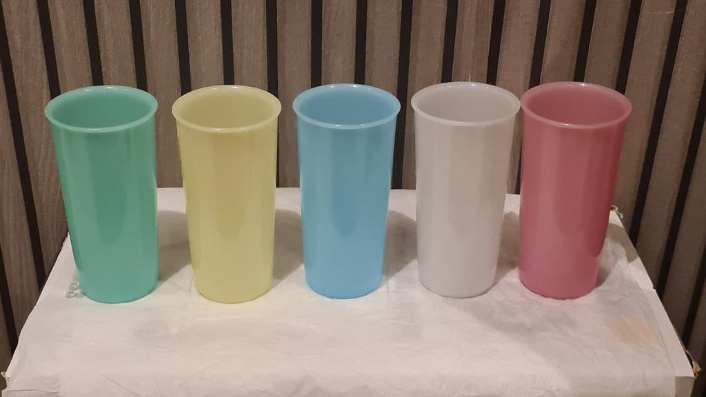 Tupperware hoge bekers, Huis en Inrichting, Ophalen of Verzenden, Zo goed als nieuw