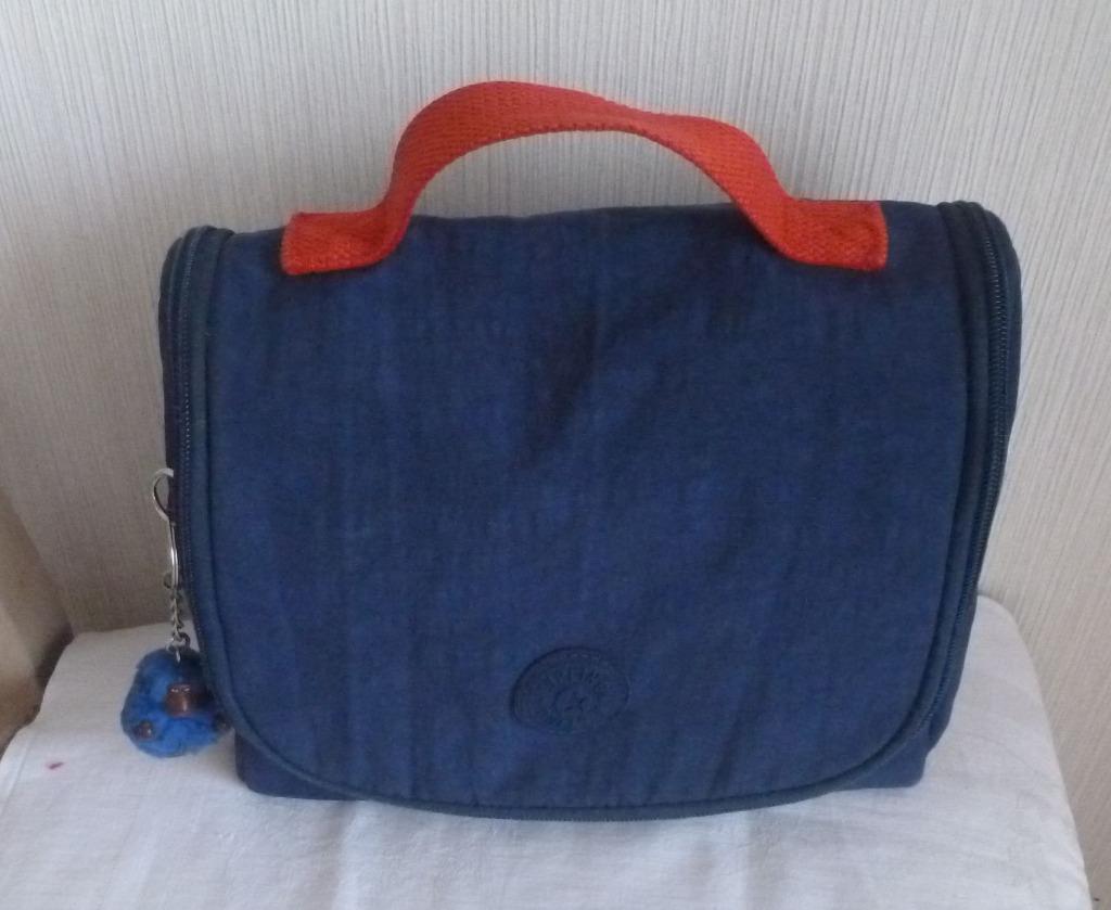 Kipling sac repas isotherme bicolore + singe, Moins de 30 cm, Enlèvement ou Envoi, Moins de 30 cm, Utilisé