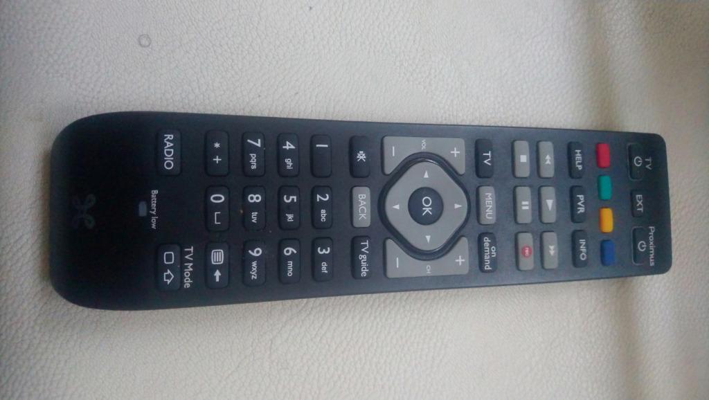 Telecommande proximus v5, Enlèvement ou Envoi, Utilisé, Originale, Lecteur média