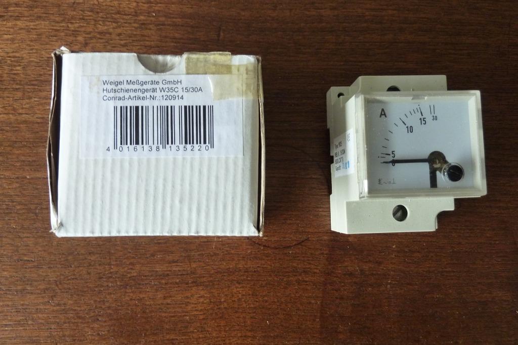 WEIGEL AMPEREMETER  0...15/30A  600V  CATIII, Ophalen, Nieuw