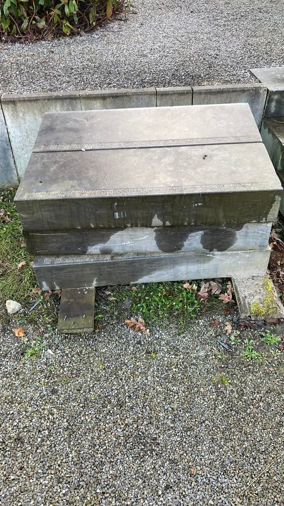 Trappen belgisch blauw, Tuin en Terras, Ophalen, Gebruikt