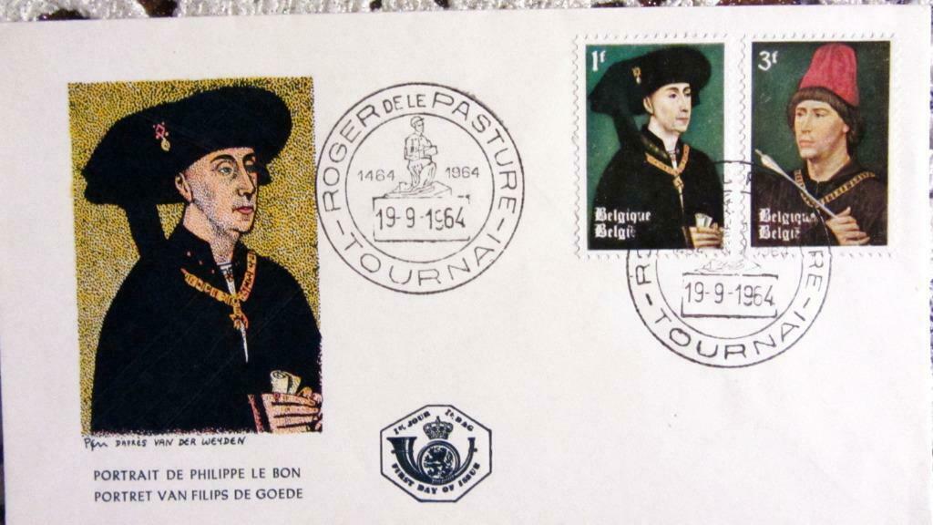 FIRST DAY COVER- SCHILDERIJEN- SCHILDERS -VAN DER WEYDEN., Enlèvement ou Envoi, Affranchi, Autres thèmes
