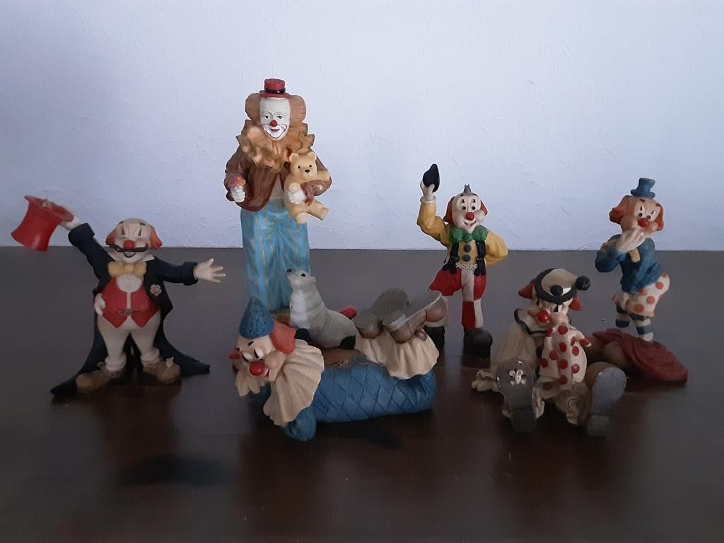 Figurines de clown, Collections, Statues & Figurines, Enlèvement ou Envoi, Comme neuf