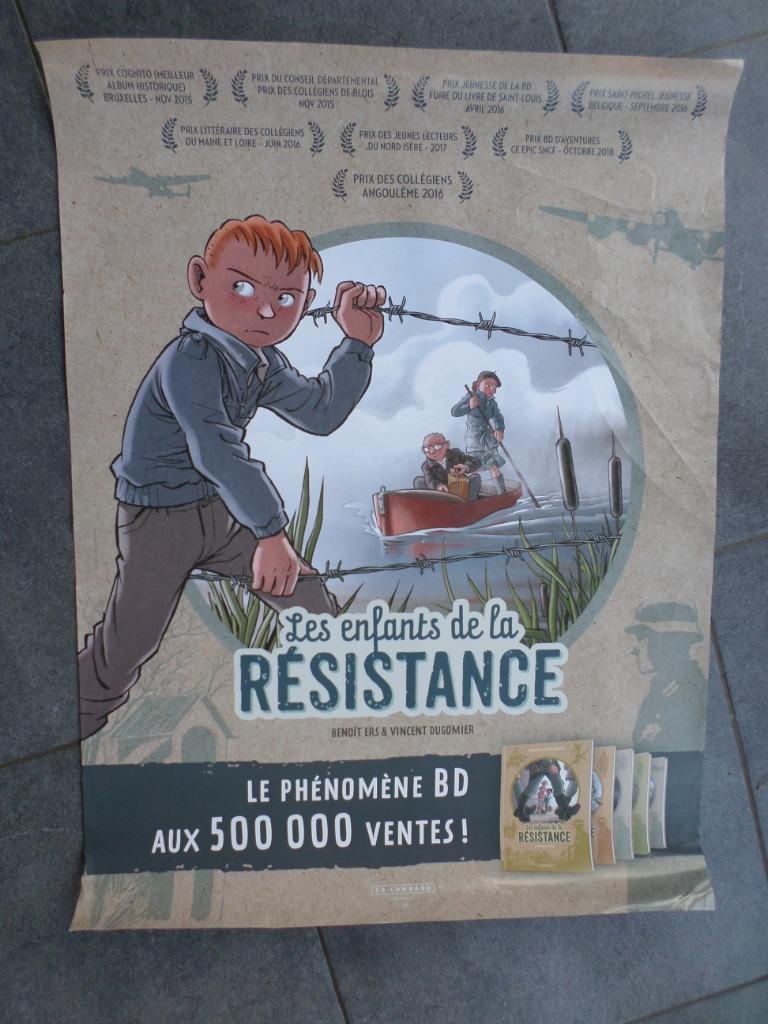 Les enfants de la Résistance - affiche 80x60 - 2019, Enlèvement ou Envoi, Rectangulaire vertical, A1 jusqu'à A3, Utilisé