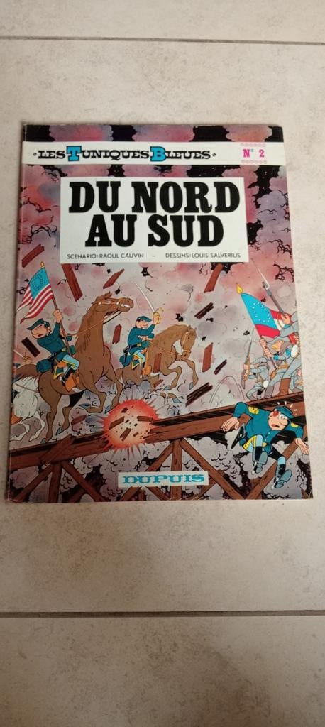 BD Bande dessinée Tuniques bleues n2 Du nord au sud 1977, Enlèvement ou Envoi, Utilisé